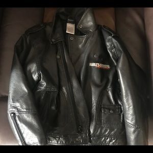 Kids size 6 Harley Davidson Leather Jacket